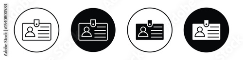 ID badge icon