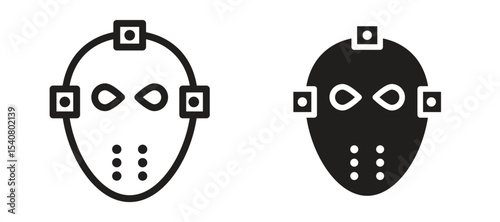 Hockey mask icon