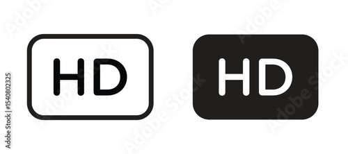 High definition icon