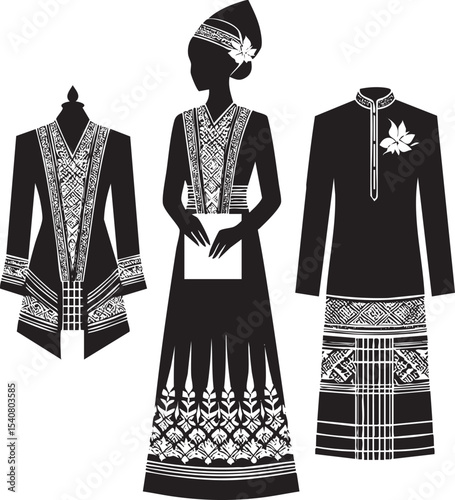 Elegant Traditional Ethnic Clothing Styles for Cultural Representation