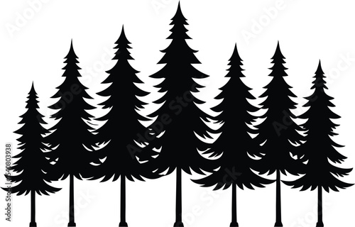 -silhouette-of-8-different-pine-and-fir-trees-clos.eps