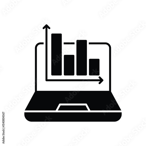 Computer Analysis Vector icon