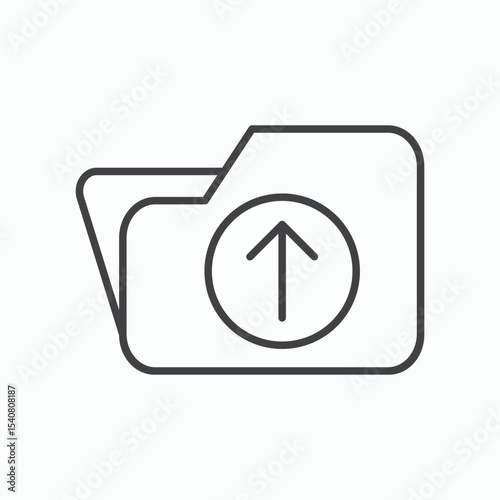 Folder upload icon