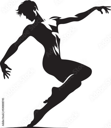 Dynamic Dance Pose Silhouette Illustrations Ideas and Inspiration