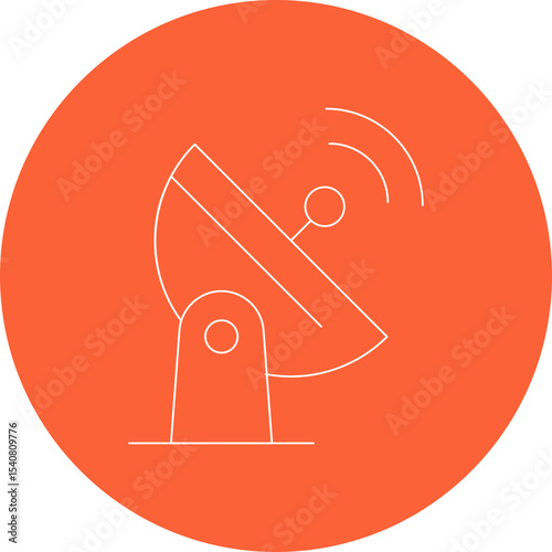 Signal antena single icon vector illustration