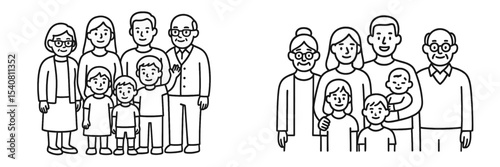 Multi-generational family gathering illustrating love and connection in a simple, joyful way