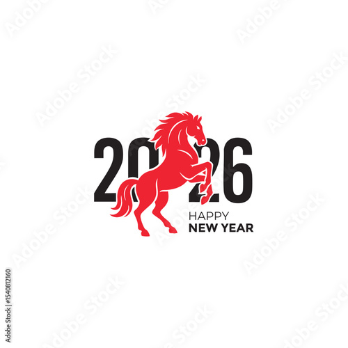 Happy New Year 2026 . Year of the Horse