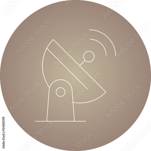 Signal antena single icon vector illustration