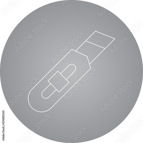 Cutter single icon vector illustration