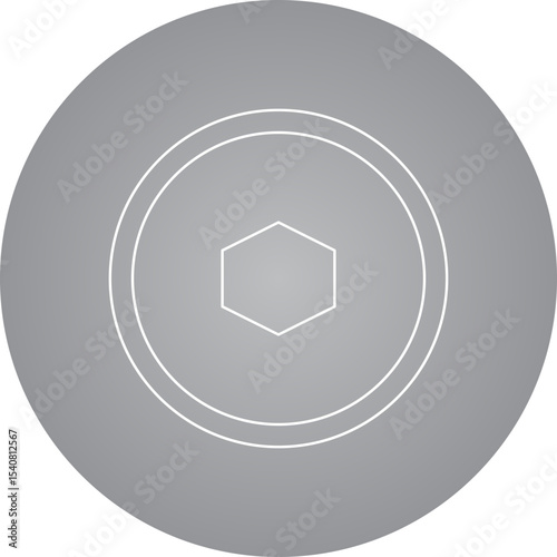 Crypto coin 9 single icon vector illustration