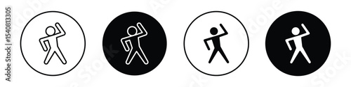 Fitness exercise icon