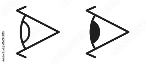 Eye side icon