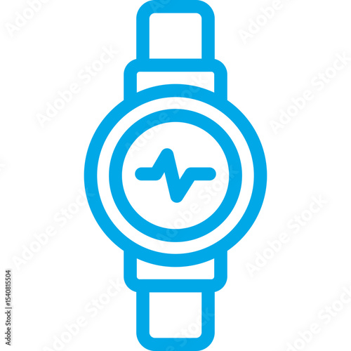 Smartwatch single icon vector illustration