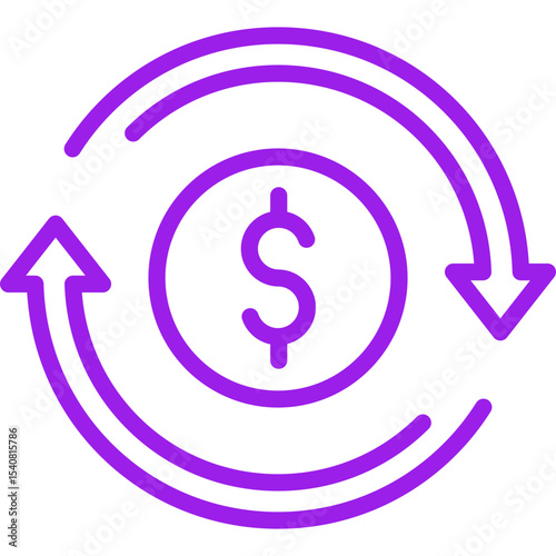 Coins single icon vector illustration
