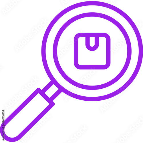 Search box single icon vector illustration