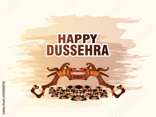Happy dussehra navratri and durga puja festival background