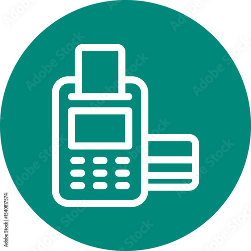 Atm Machine code single icon vector illustration
