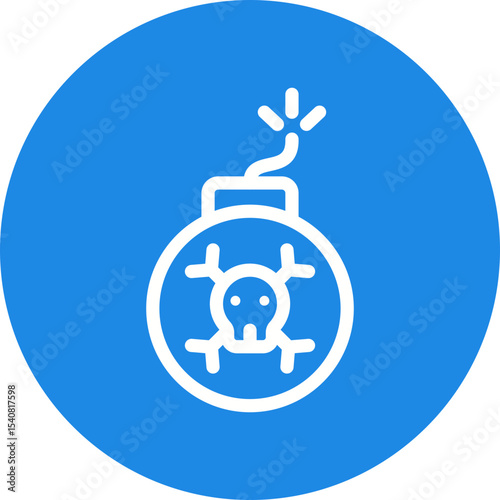 Bombs single icon vector illustration