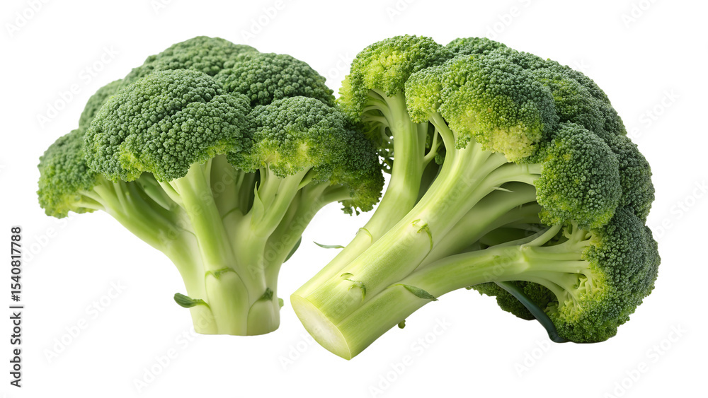 Fresh Green Broccoli Florets Fresh Green Broccoli Florets