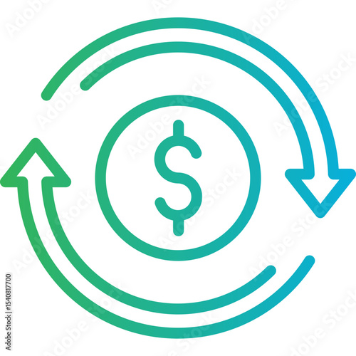 Coins single icon vector illustration