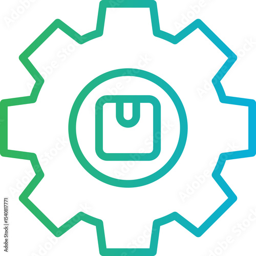 Gear single icon vector illustration