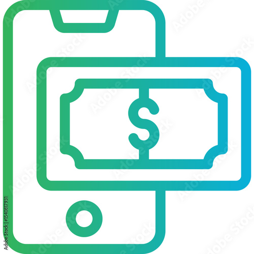 Online transcation single icon vector illustration