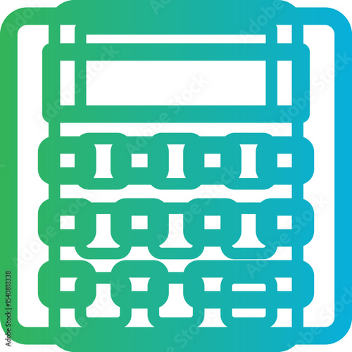 Calculator single icon vector illustration