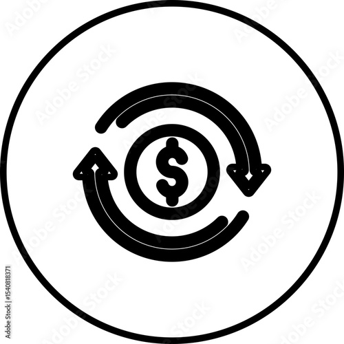 Coins single icon vector illustration