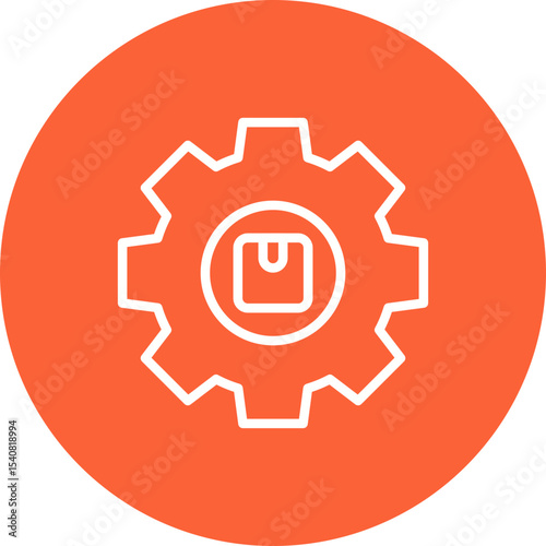 Gear single icon vector illustration