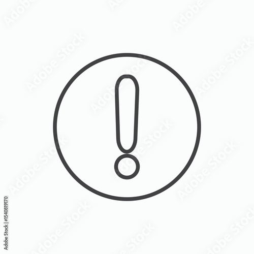 Exclamation interface icon