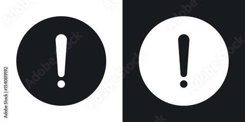 Exclamation button icon
