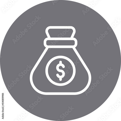 Money single icon vector illustration