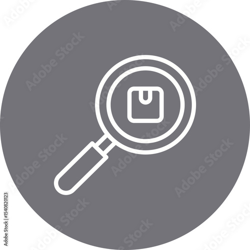 Search box single icon vector illustration