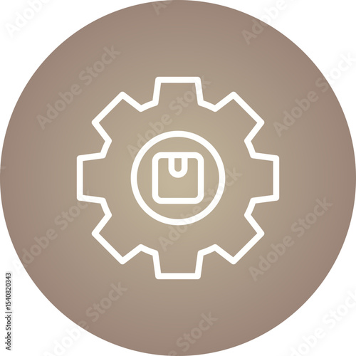 Gear single icon vector illustration