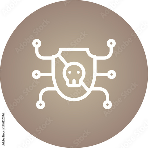 Protection single icon vector illustration