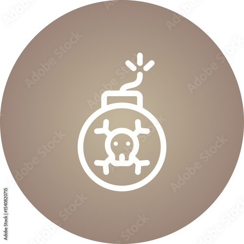 Bombs single icon vector illustration
