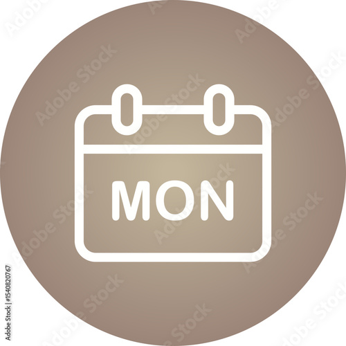 Calendars single icon vector illustration