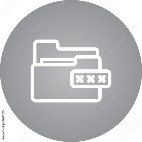 Folder single icon vector illustration