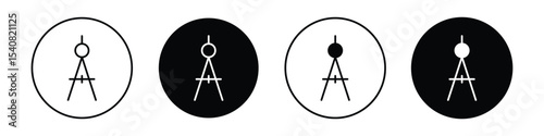 Drafting compass icon