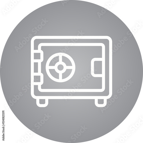 Locker single icon vector illustration