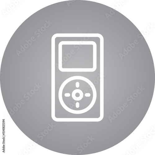 Microphone single icon vector illustration