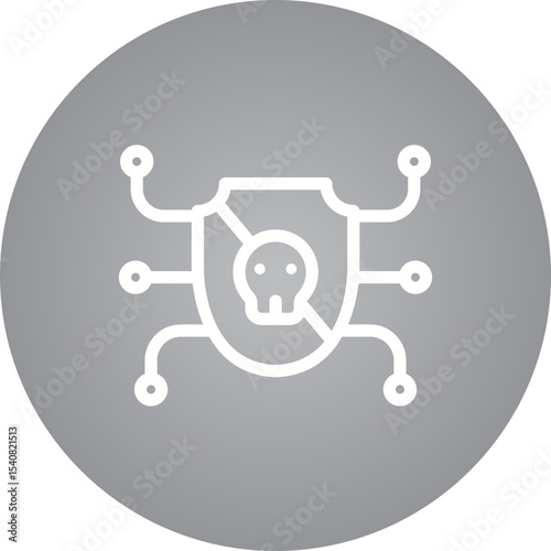 Protection single icon vector illustration