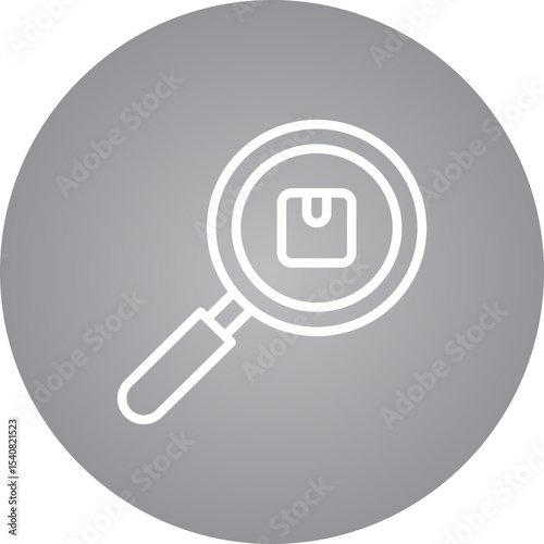 Search box single icon vector illustration