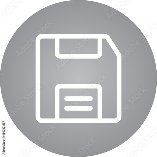 Save single icon vector illustration