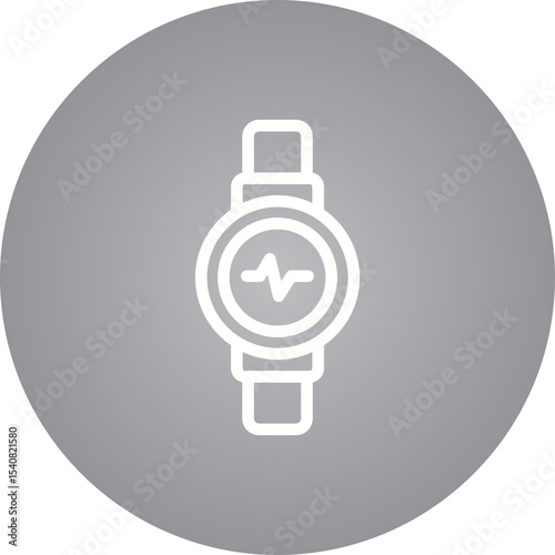 Smartwatch single icon vector illustration