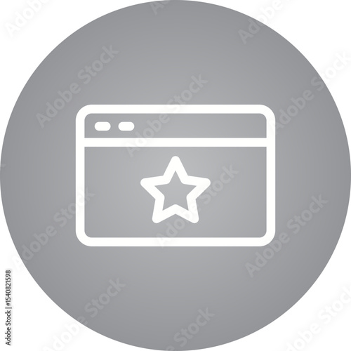 Website single icon vector illustration