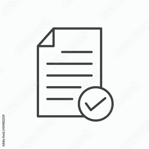 Document accept icon