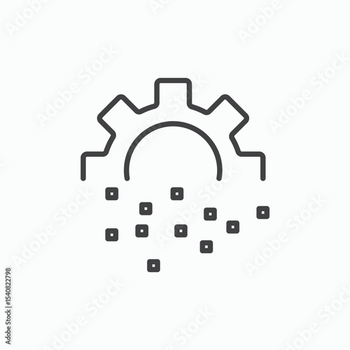 Digital transformation icon
