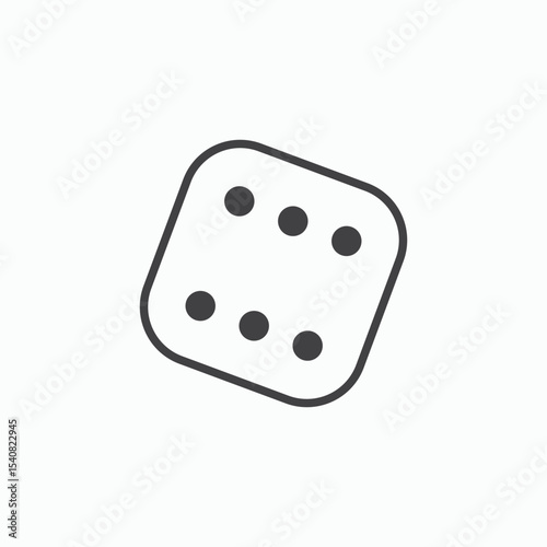 Dice six icon