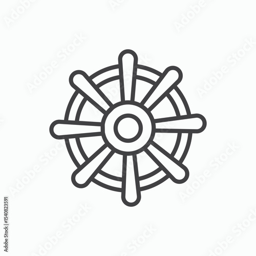 Dharmachakra icon